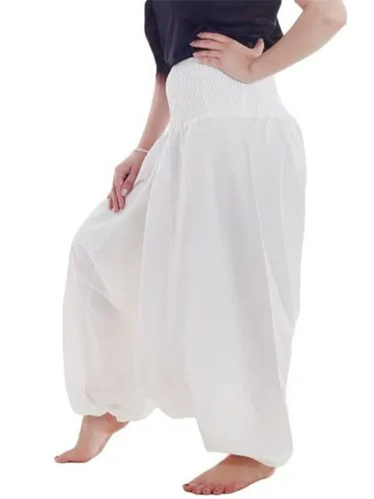 Harem Pants - White